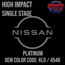Tamco Paint Nissan Platinum OEM Color Code: KL0 / 4546 High Impact SS