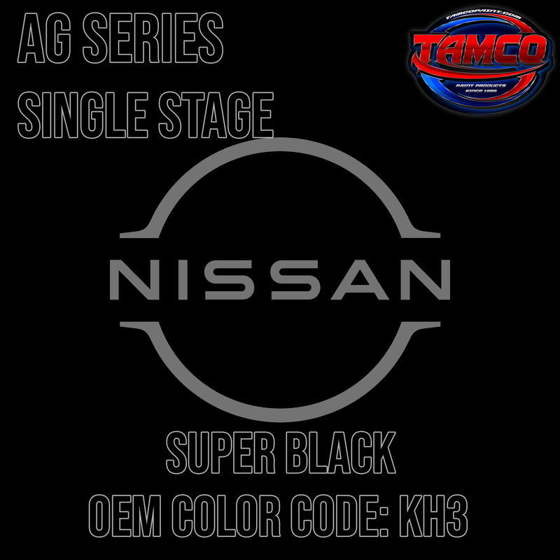 Nissan Super Black | KH3 | 2012 | OEM AG Series Single Stage