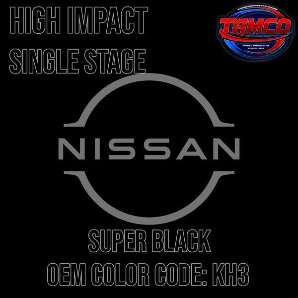 Nissan Super Black | KH3 | 2012 | OEM High Impact Series Single Stage