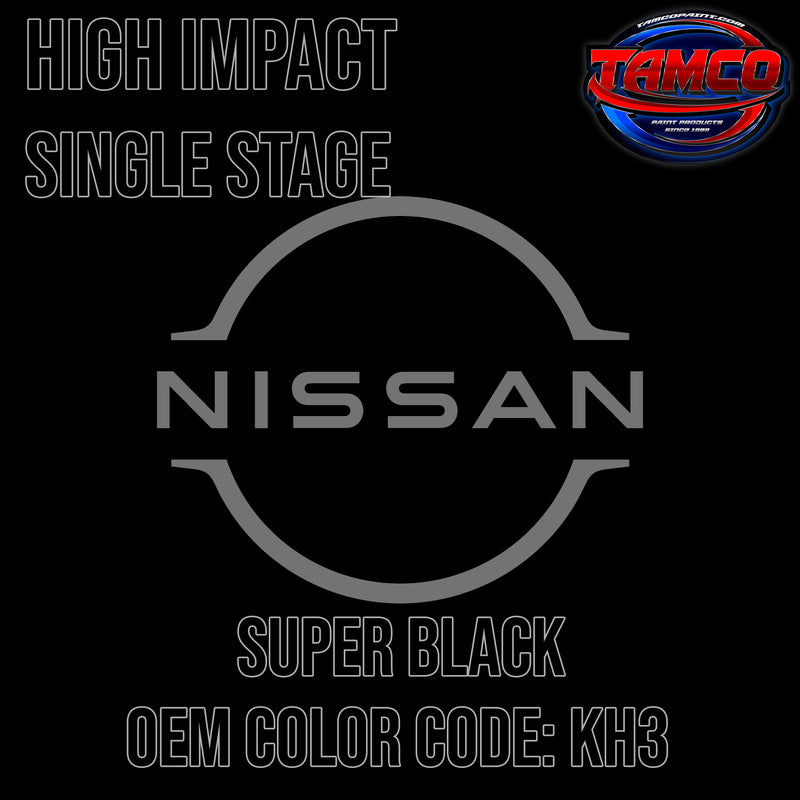 Nissan Super Black | KH3 | 2012 | OEM High Impact Series Single Stage