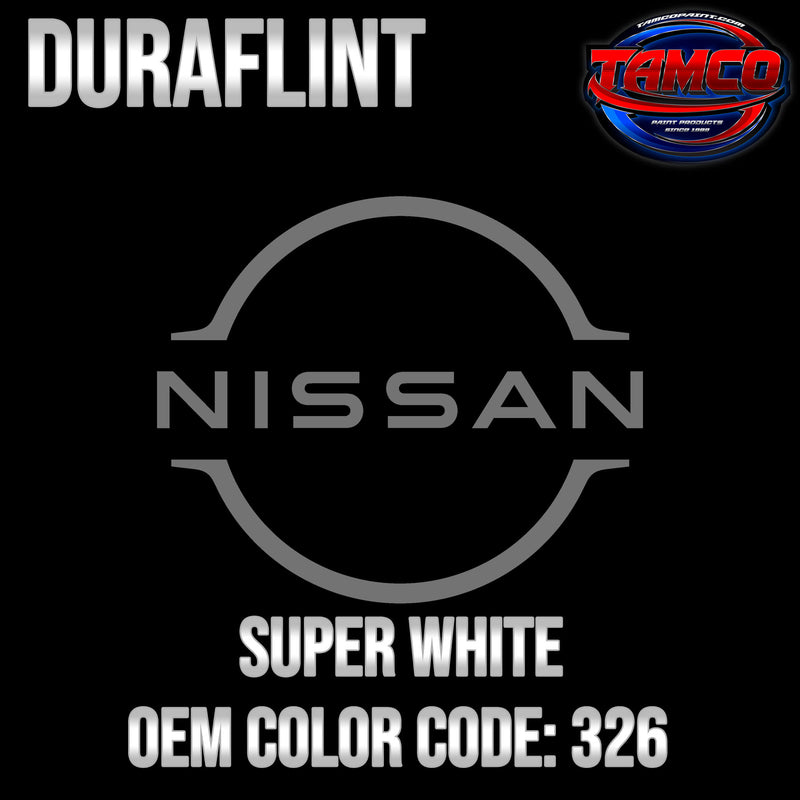 Nissan Super White Duraflint Single Stage