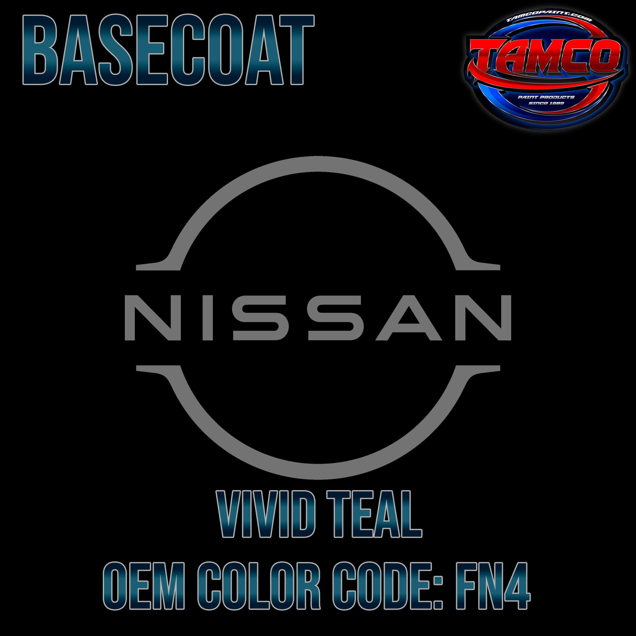 Vivid Teal Code FN4 OEM Basecoat