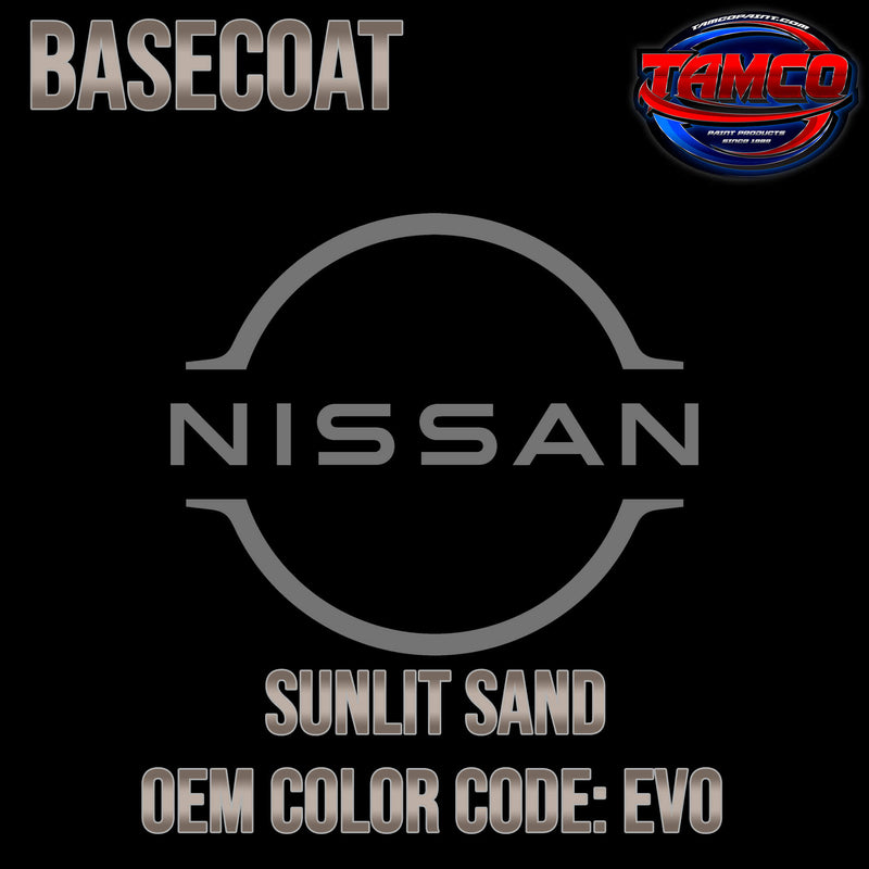 Nissan Sunlit Sand Code EV0 OEM Basecoat