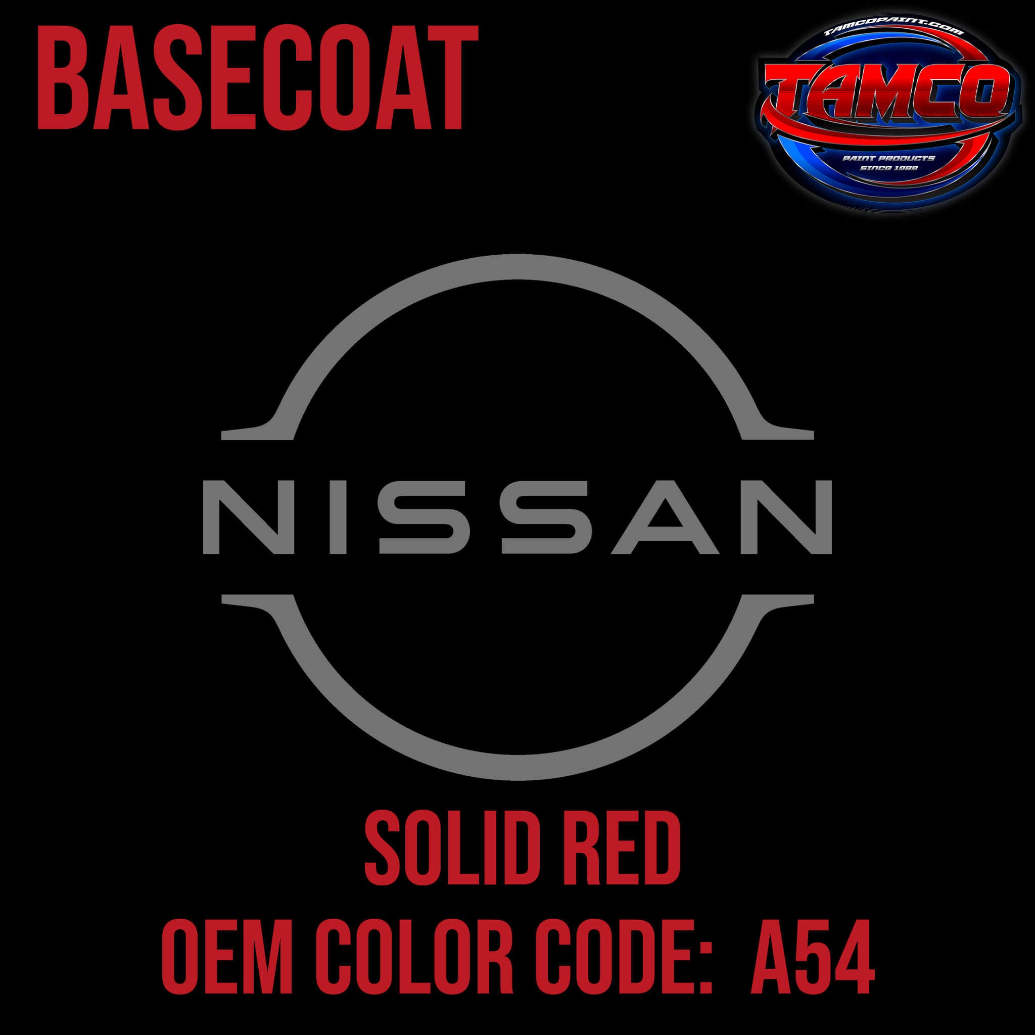 ドレナ82 NEWロゴ Nissan Solid Red | A54 | 2008-2024 | OEM Basecoat