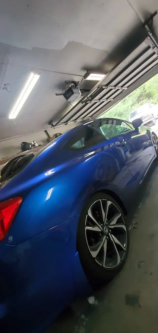 Tamco Paint Nissan Deep Blue Pearl on 2013 Honda Civic