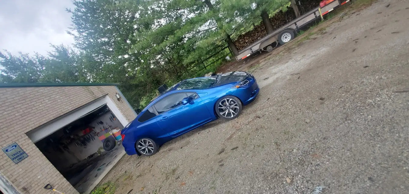 Tamco Paint Nissan Deep Blue Pearl on 2013 Honda Civic