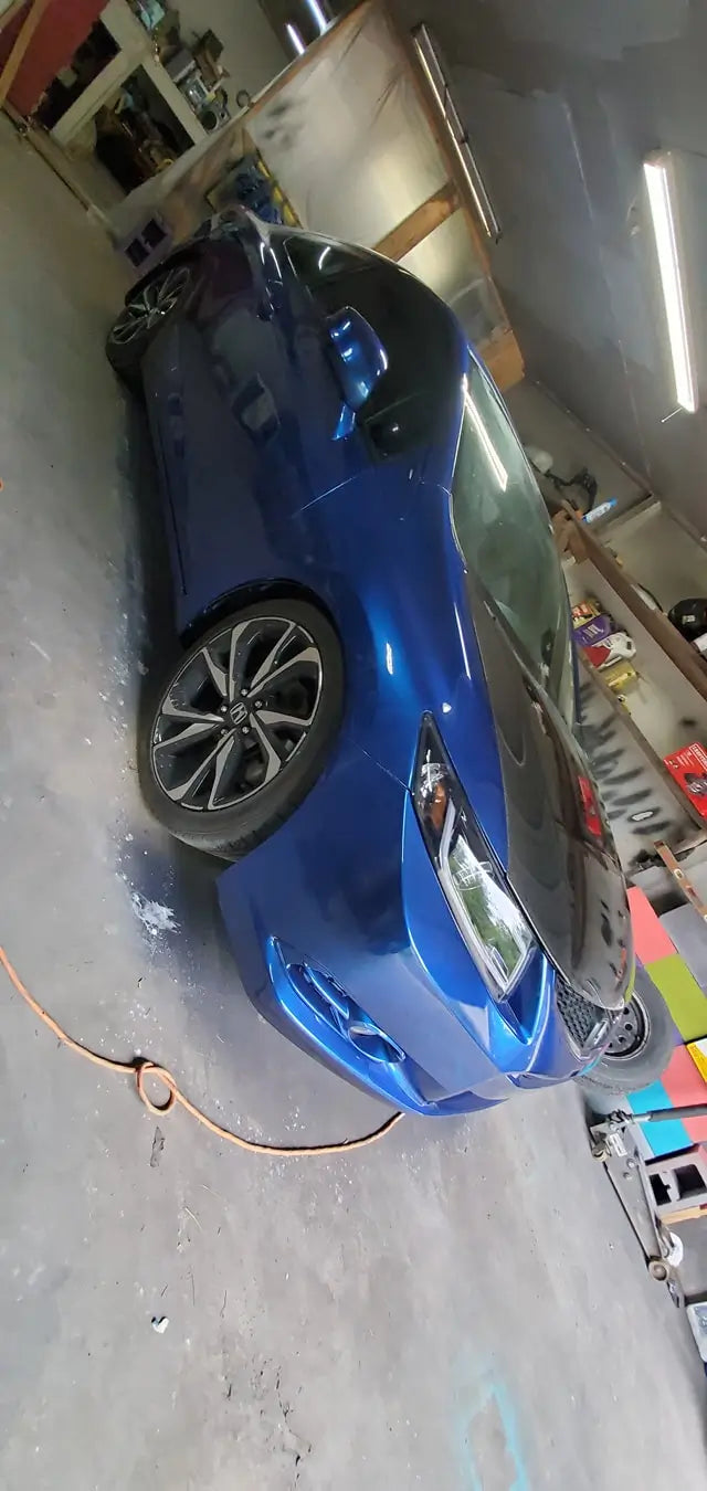 Tamco Paint Nissan Deep Blue Pearl on 2013 Honda Civic