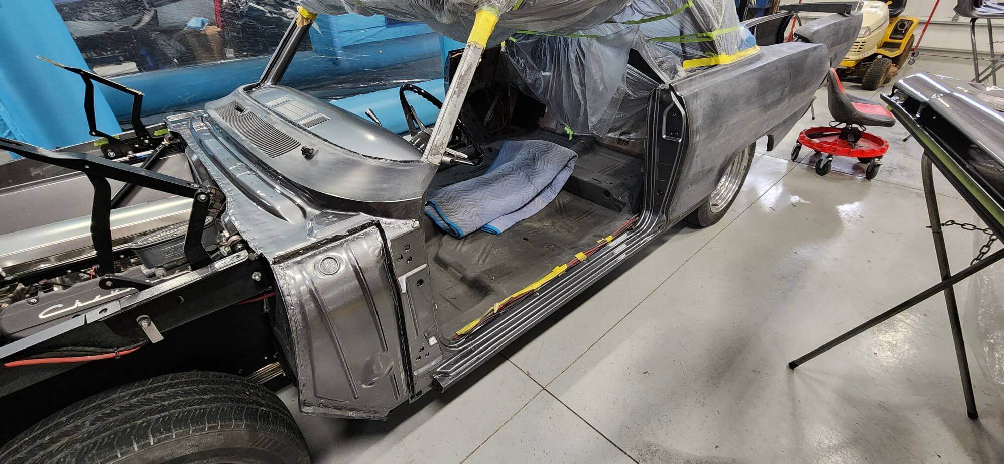 Tamco Paint Nissan Gun Metallic on 1963 Chevrolet Nova