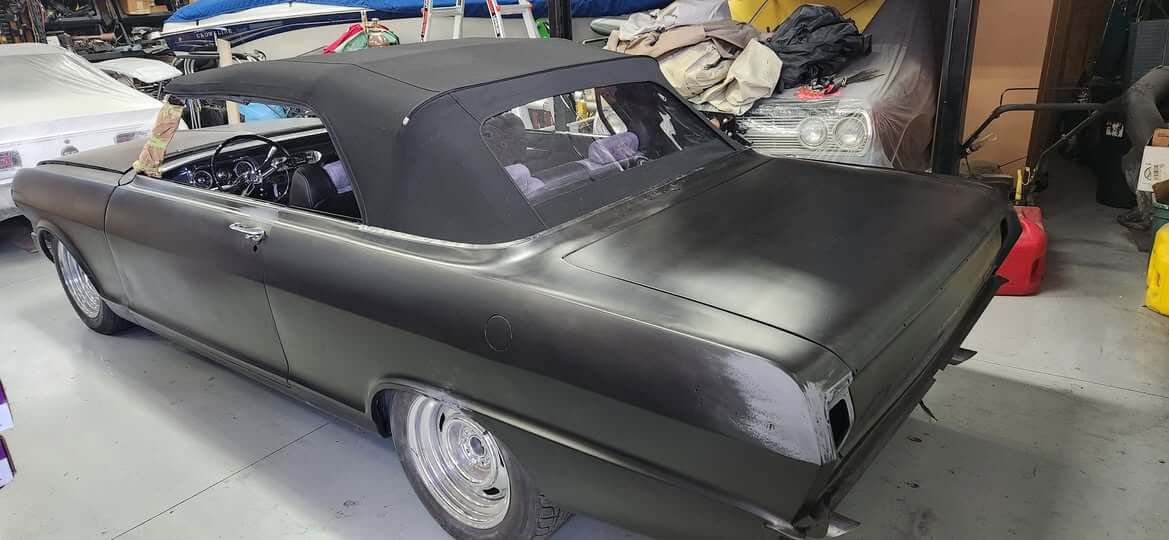 Tamco Paint Nissan Gun Metallic on 1963 Chevrolet Nova