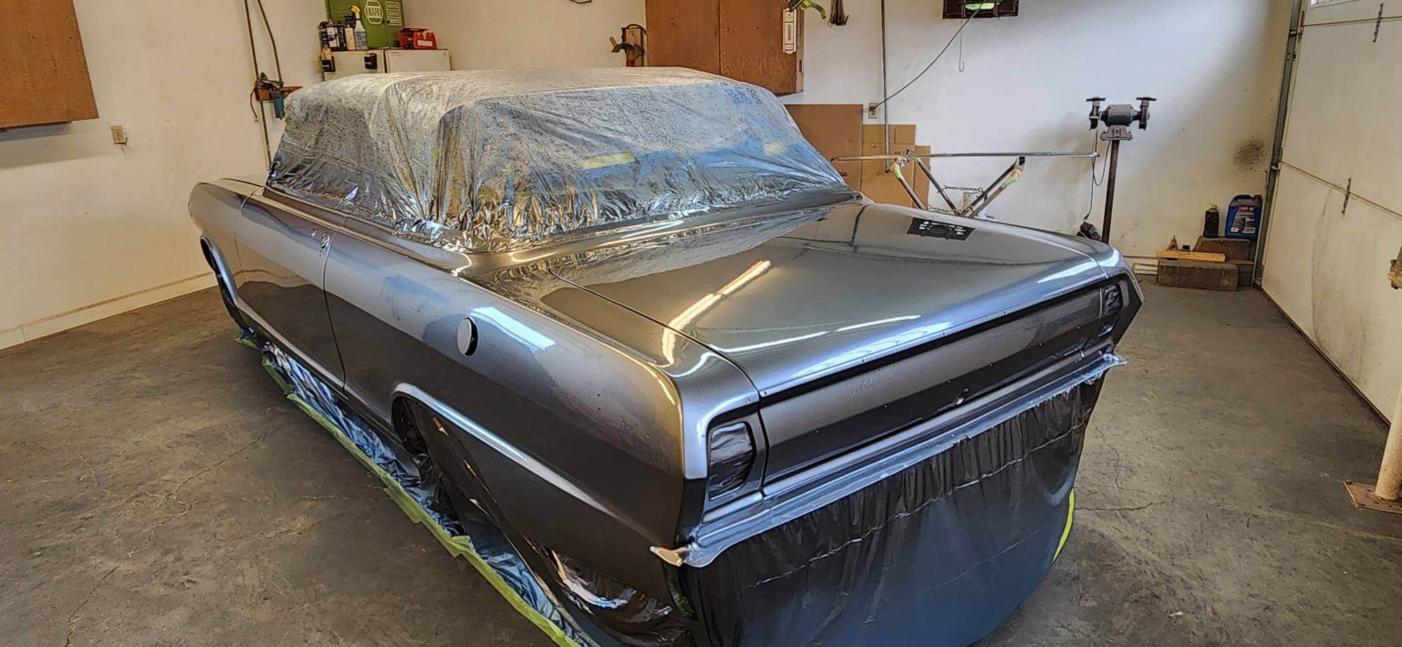 Tamco Paint Nissan Gun Metallic on 1963 Chevrolet Nova