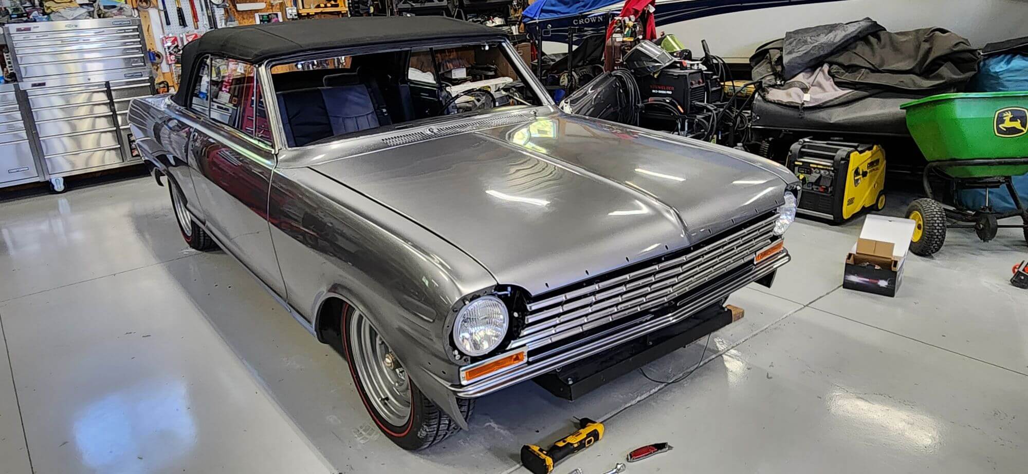 Tamco Paint Nissan Gun Metallic on 1963 Chevrolet Nova