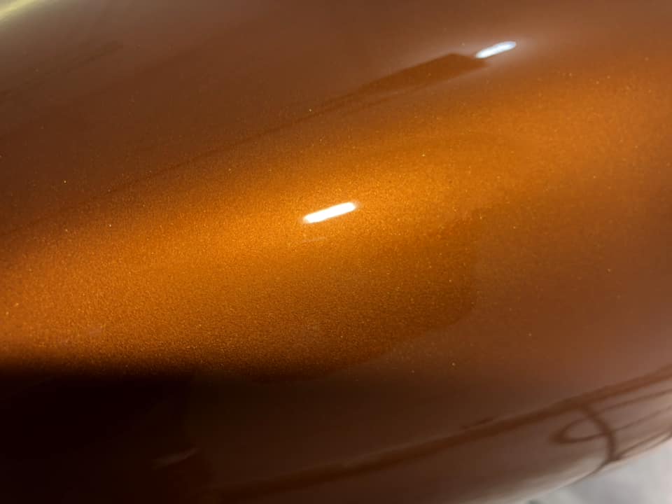 Tamco Paint Nissan Monarch Orange Metallic in Honda VTX1300C
