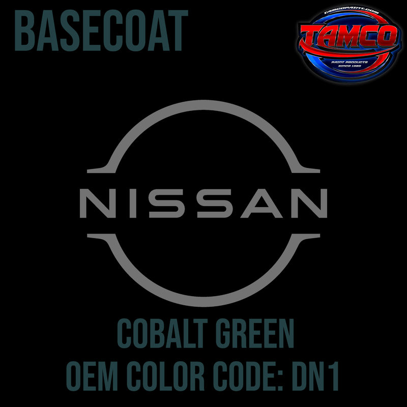 Tamco Paint Nissan Cobalt Green Code DN1 OEM Basecoat
