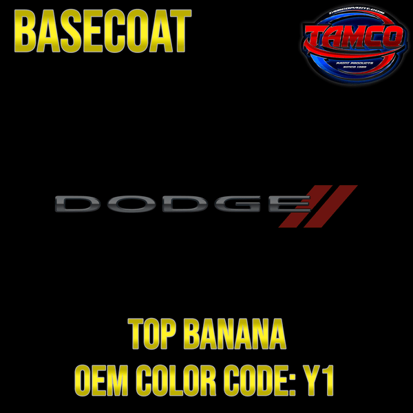 Tamco Paint Dodge Top Banana OEM Basecoat