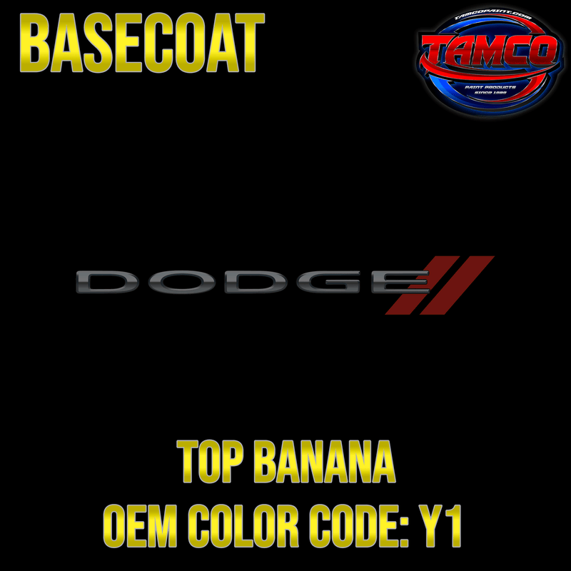 Tamco Paint Dodge Top Banana OEM Basecoat
