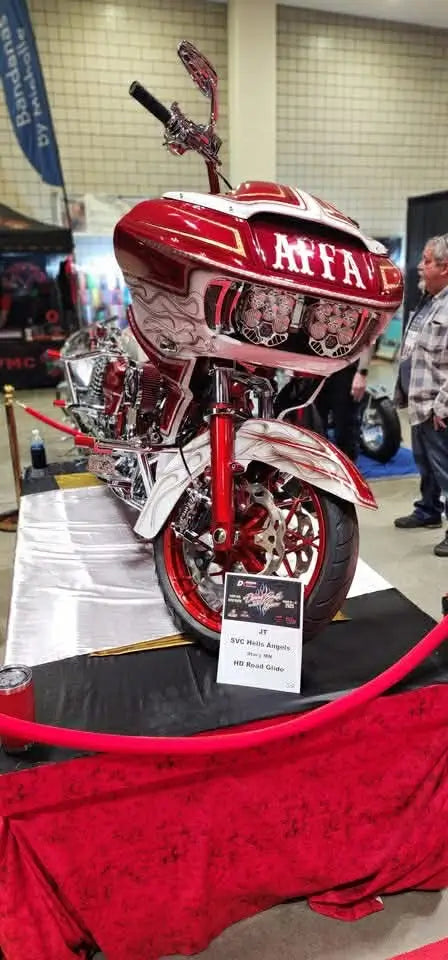 Tamco Paint OG Red Candy Concentrate on Harley-Davison Glide