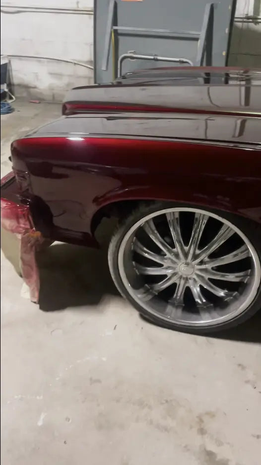 Tamco Paint OG Red 2K Candy on 1973 Pontiac Grand Ville