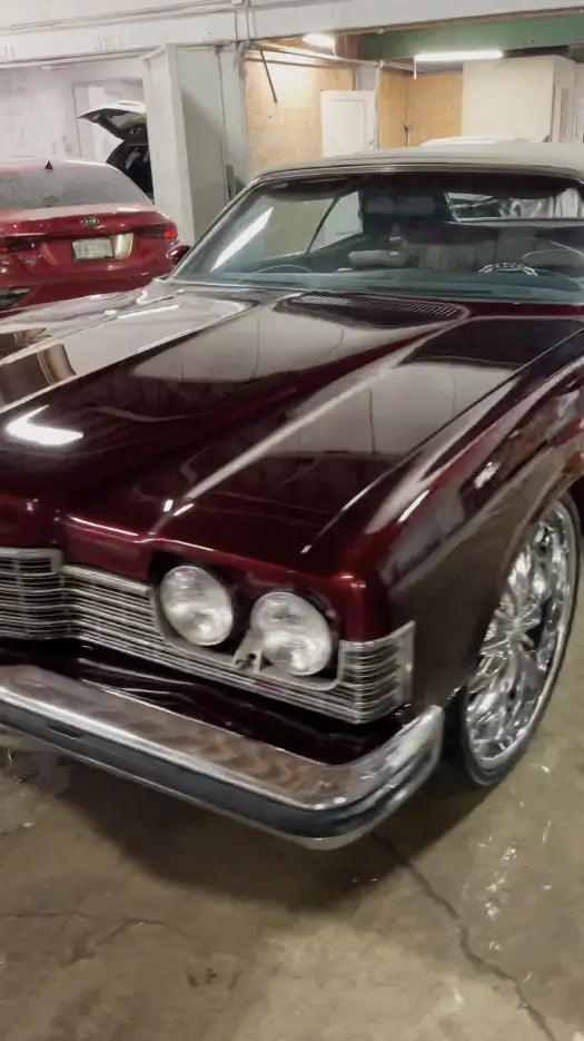 Tamco Paint OG Red 2K Candy on 1973 Pontiac Grand Ville