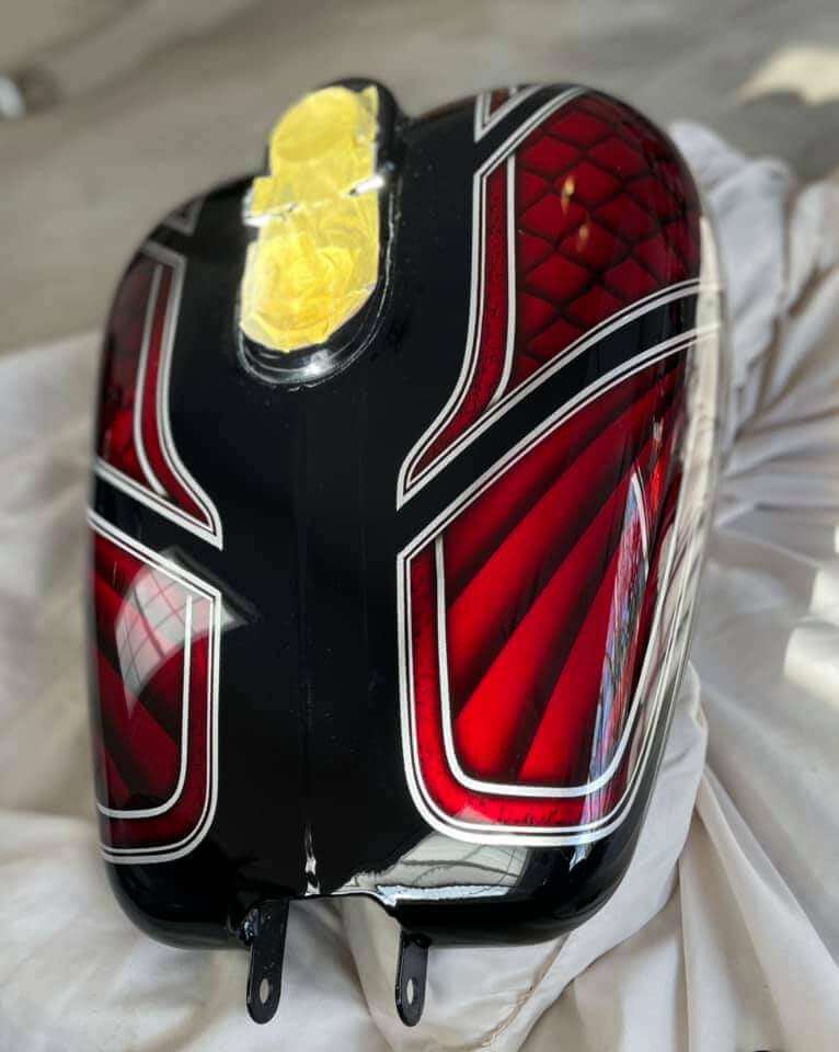 TAMCO CANDIES 2K CANDY OR RED MOTORCYCLE TANK