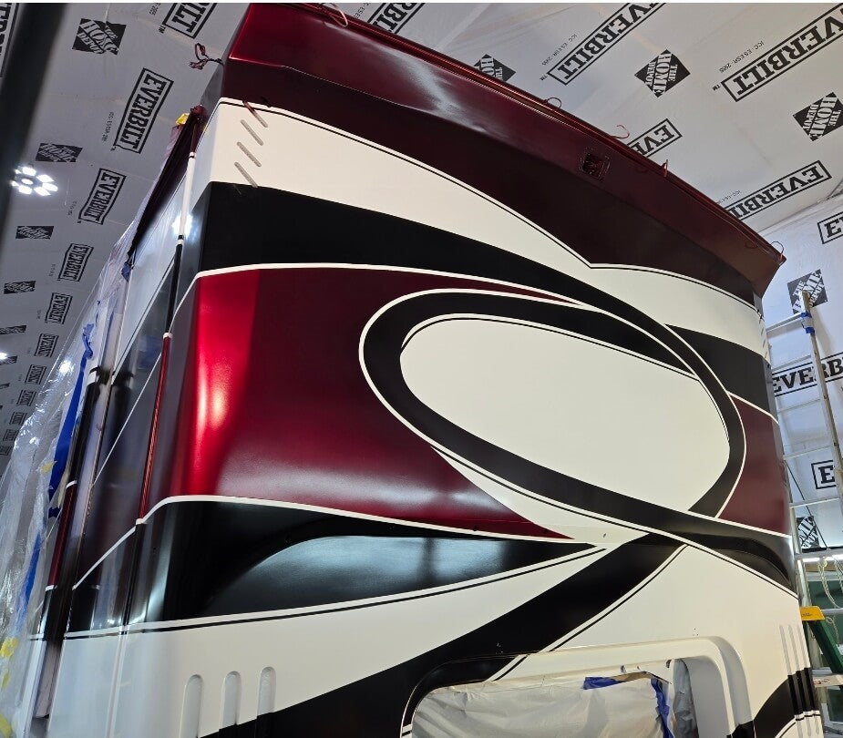 Tamco Paint OG Red Candy Pearl Basecoat on Truck