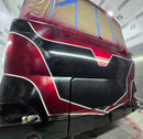 Tamco Paint OG Red Candy Pearl Basecoat on Truck