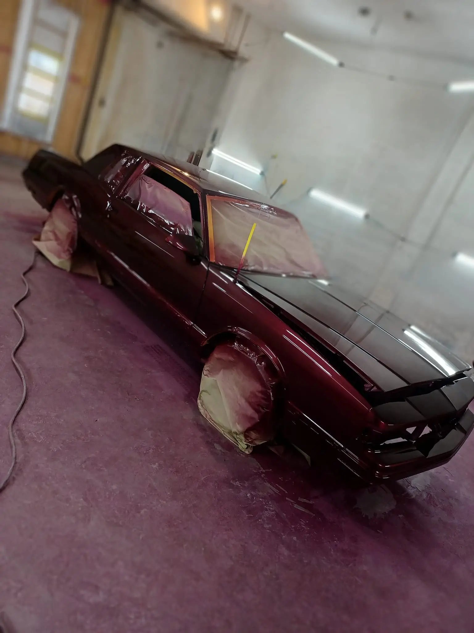 Tamco Paint OG Red Candy Pearl Basecoat on 1980 Chevrolet Caprice