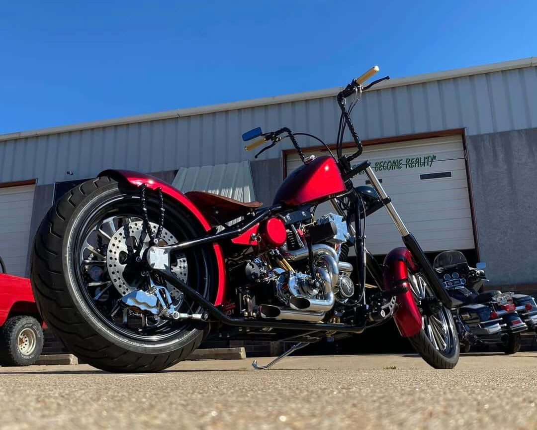Tamco Paint OG Red Candy Pearl Basecoat in 2012 West Coast Choppers CFL
