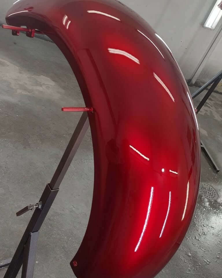 Tamco Paint OG Red Candy Pearl Basecoat in 2012 West Coast Chopper CFL
