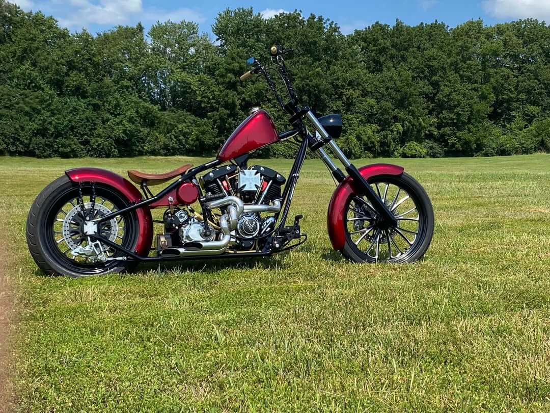 Tamco Paint OG Red Candy Pearl Basecoat in 2012 West Coast Choppers CFL