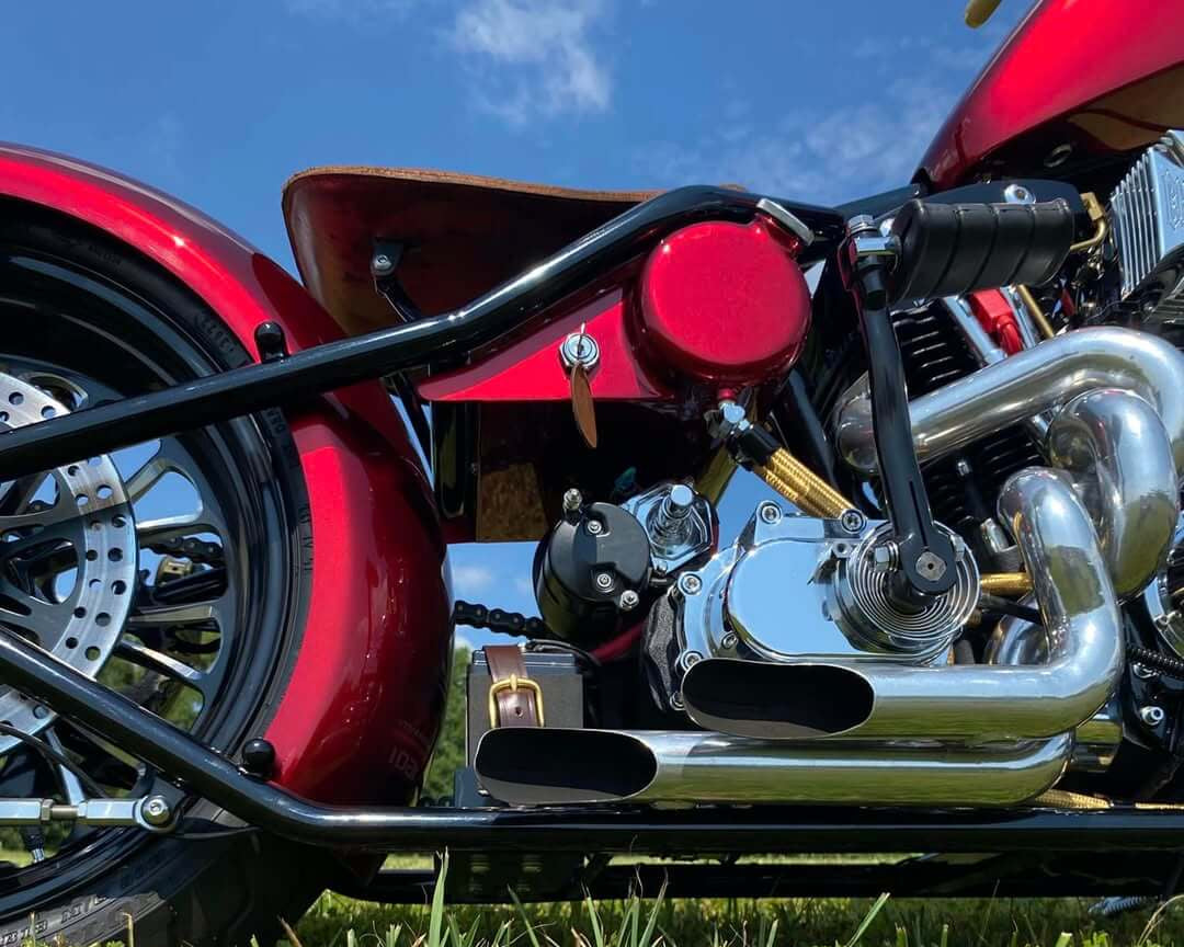 Tamco Paint OG Red Candy Pearl Basecoat in 2012 West Coast Choppers CFL