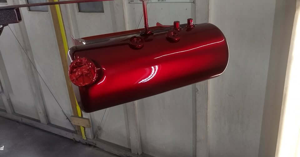 Tamco Paint OG Red Candy Pearl Basecoat in 2012 West Coast Chopper CFL