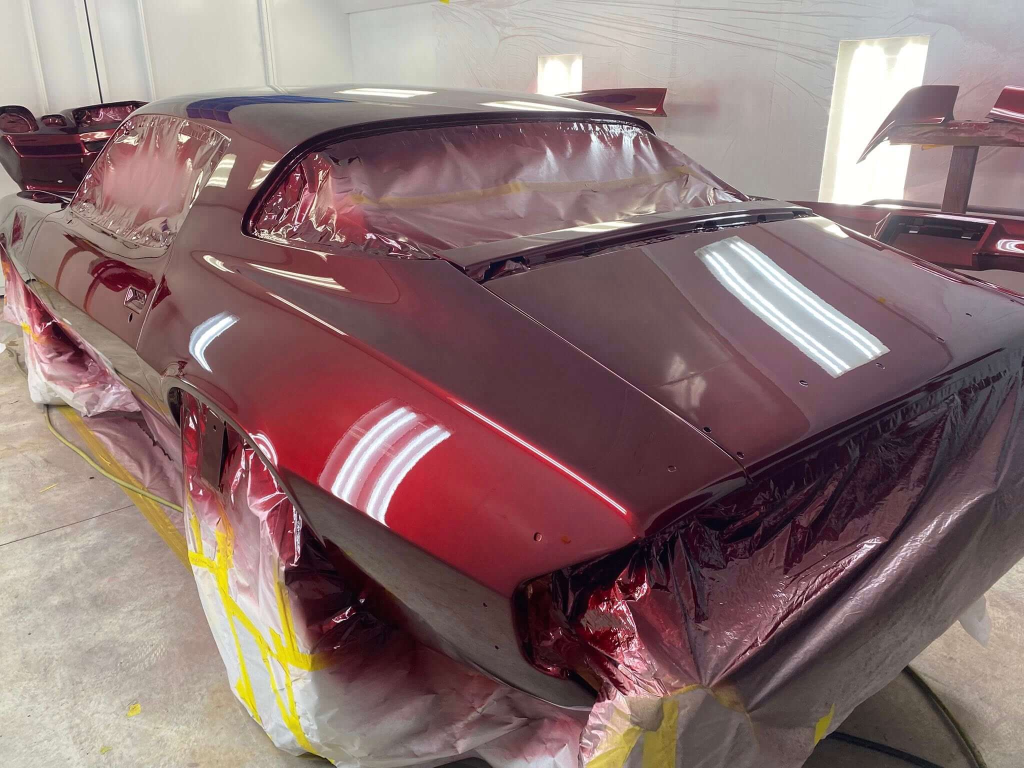 Tamco Paint OG Red Candy Pearl Basecoat on Chevrolet Camaro Z28