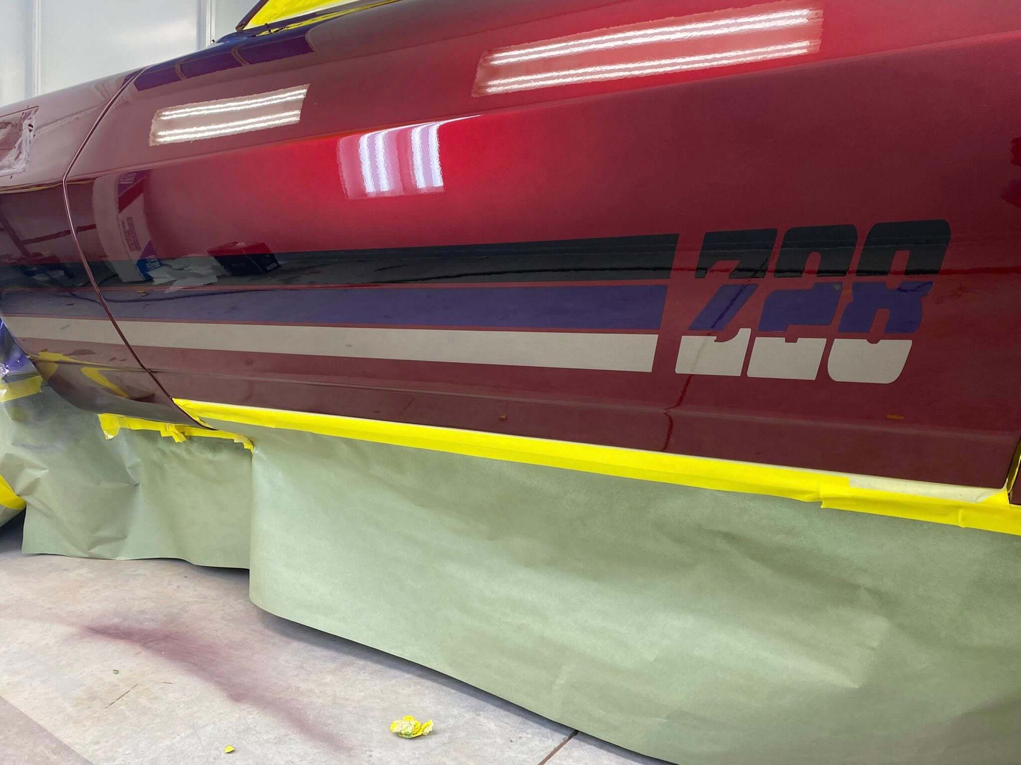 Tamco Paint OG Red Candy Pearl Basecoat on Chevrolet Camaro Z28