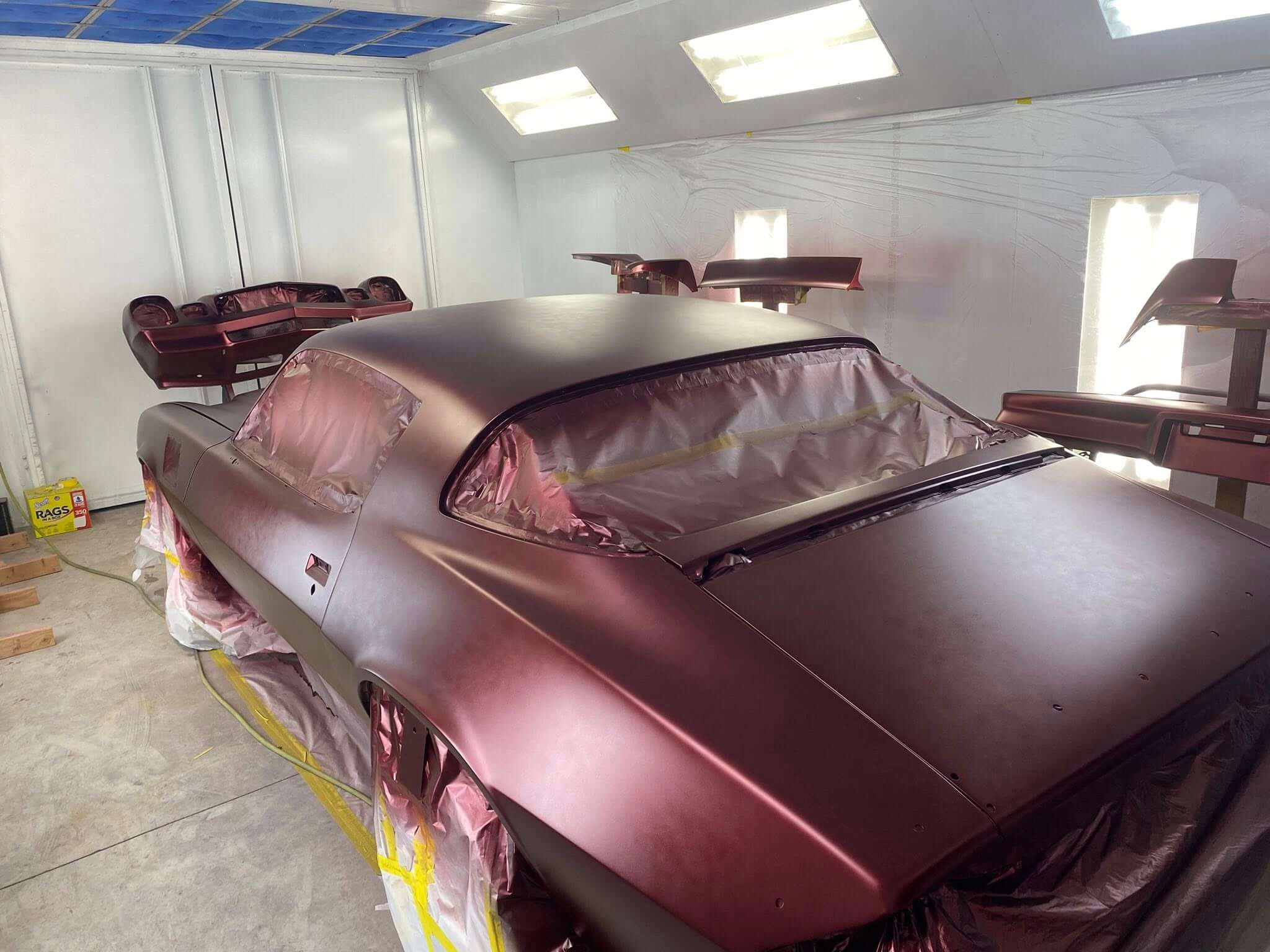 Tamco Paint OG Red Candy Pearl Basecoat on Chevrolet Camaro Z28