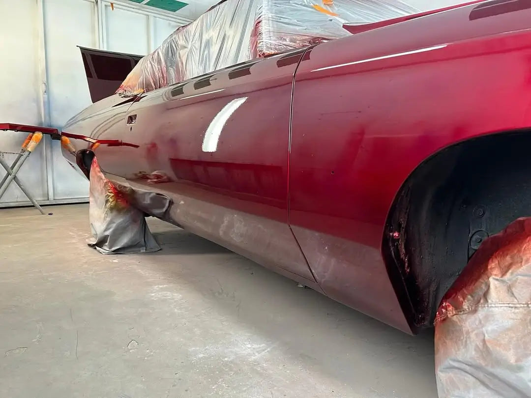 Tamco Paint OG Red Candy Pearl Basecoat on 1975 Chevrolet Caprice