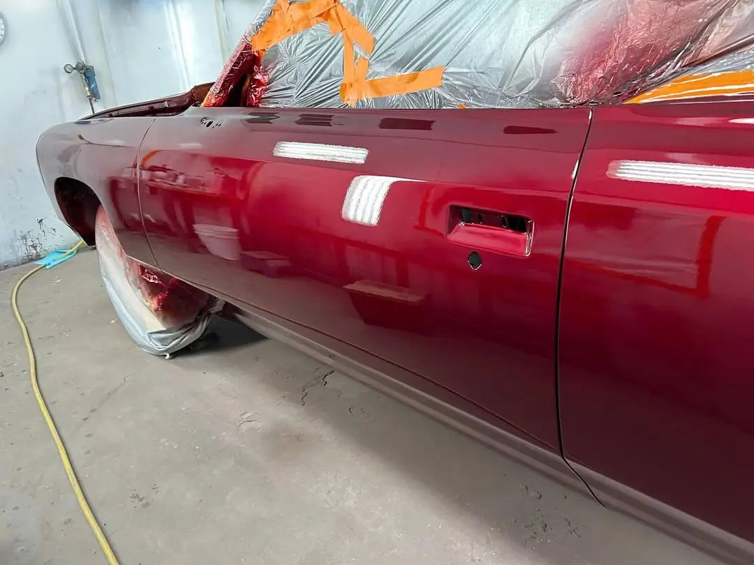 Tamco Paint OG Red Candy Pearl Basecoat on 1975 Chevrolet Caprice