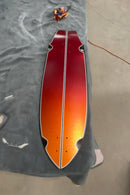 Tamco Paint OG Red & Tamgerine Candy Concentrate on 1980 Skateboard Deck