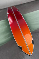 Tamco Paint OG Red & Tamgerine Candy Concentrate on 1980 Skateboard Deck
