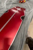 Tamco Paint OG Red & Tamgerine Candy Concentrate on 1980 Skateboard Deck