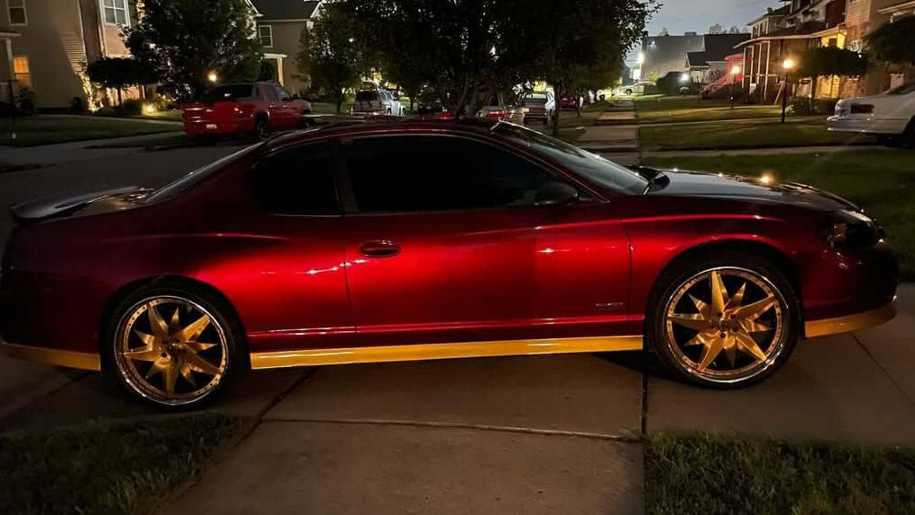 Tamco Paint OG Red Candy Concentrate with Ember Candy Concentrate in Chevrolet Monte Carlo
