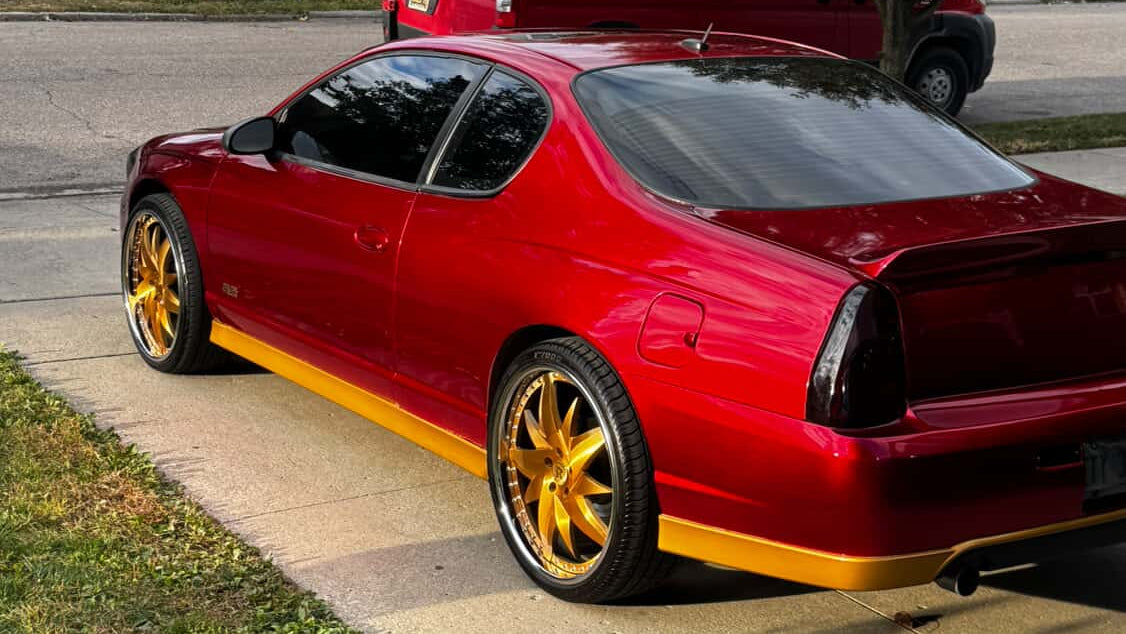 Tamco Paint OG Red Candy Concentrate with Ember Candy Concentrate in Chevrolet Monte Carlo