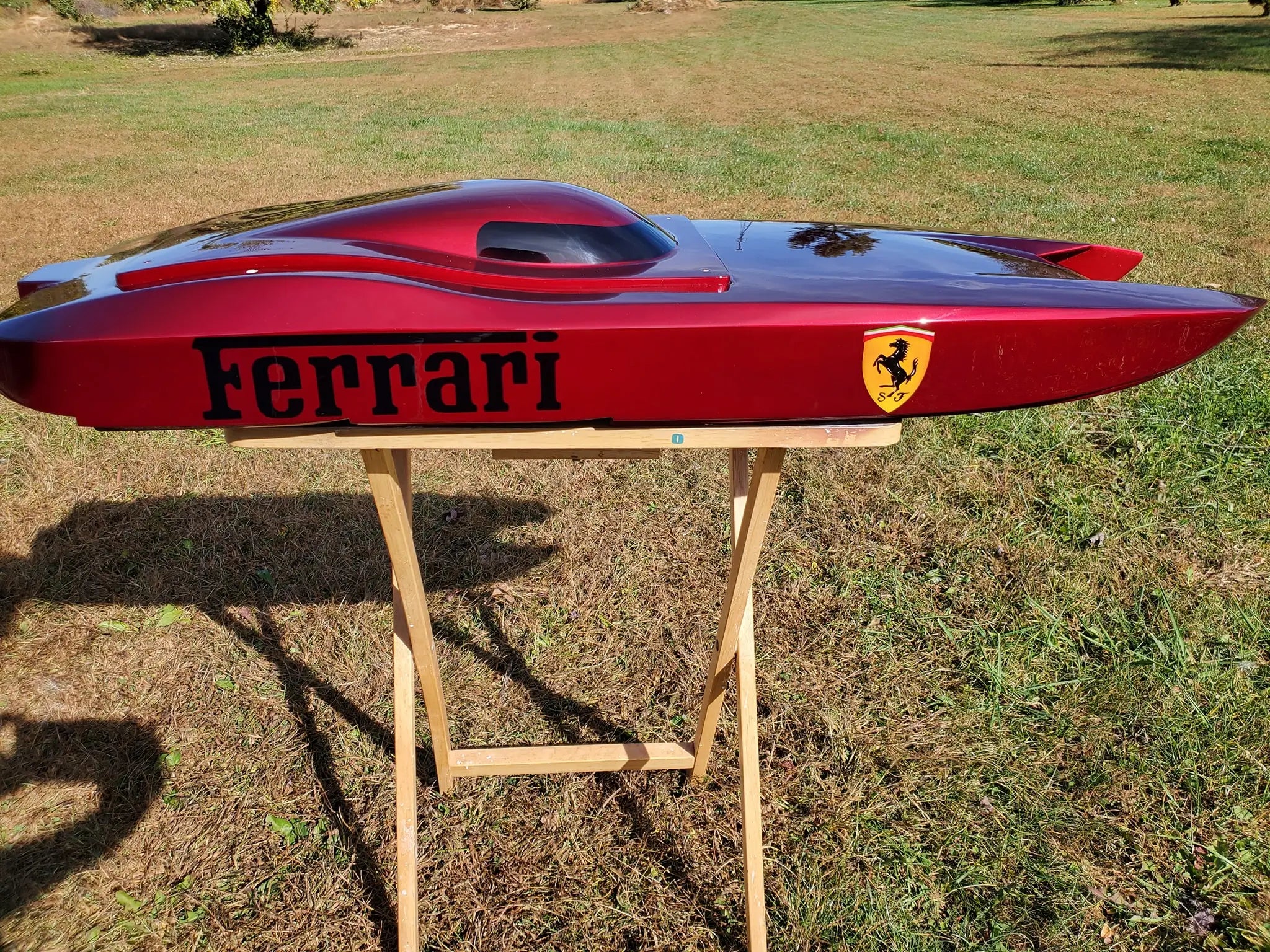 Tamco Paint OG Red Candy Pearl on Ferrari RC