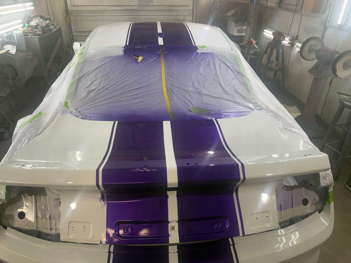 Tamco Paint Ford Oxford White on Ford Mustang 