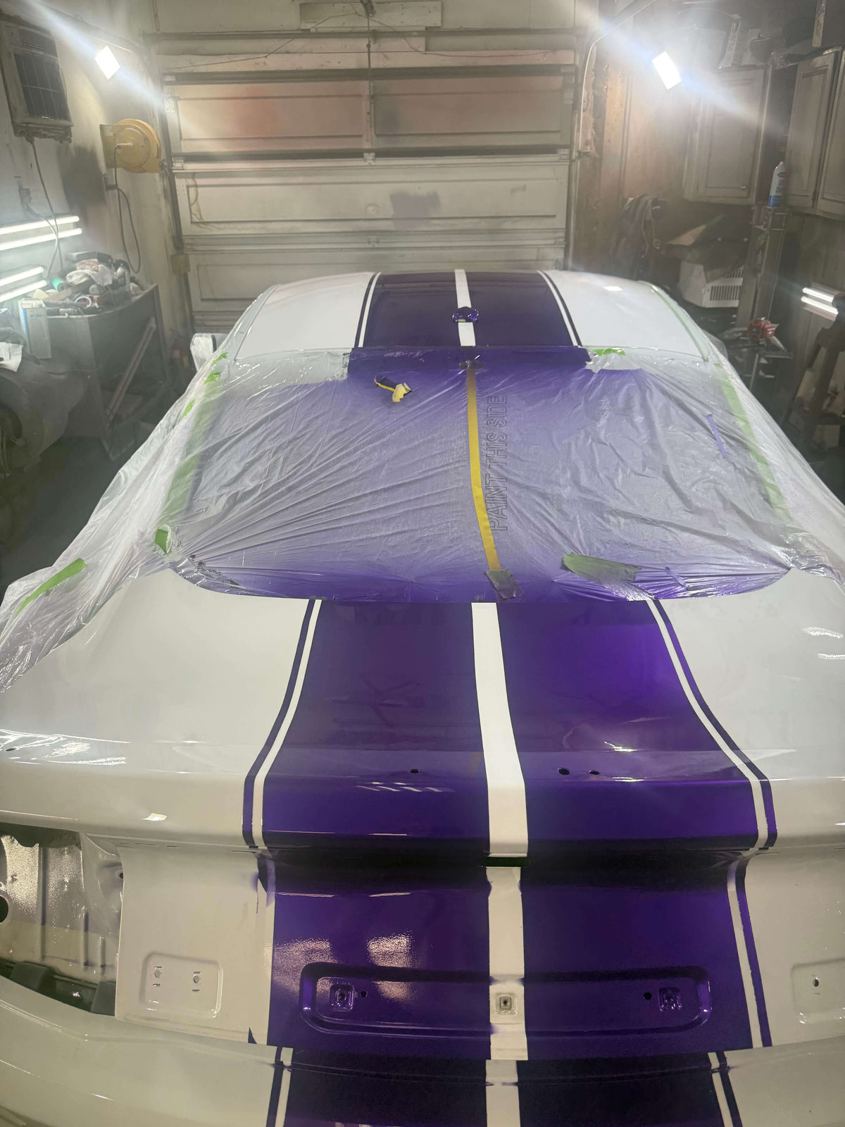 Tamco Paint Ford Oxford White on Ford Mustang 