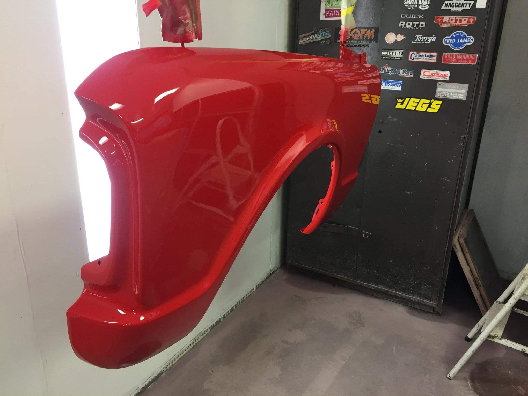 TAMCO PAINT PORSCHE CAR PARTS GUARDS RED