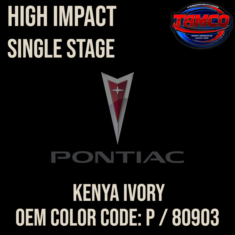 Pontiac Kenya Ivory | P / 80903 | 1957 | OEM High Impact Series Single Stage