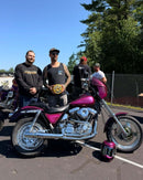 Tamco Paint Tamco Throwback Panther Pink and Bruised Rose Candy Pearl Basecoat on Harley-Davidson FXLR