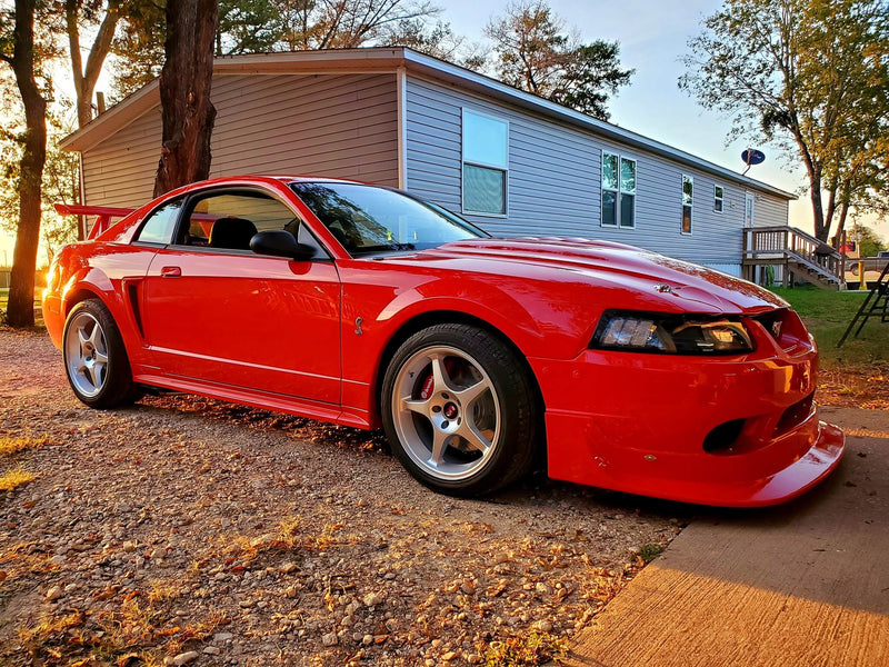 Performance Red 2000 Ford Mustang Cobra