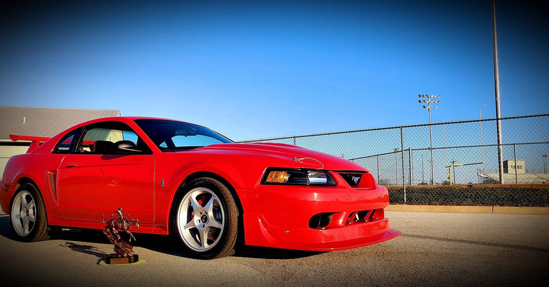 Performance Red 2000 Ford Mustang Cobra