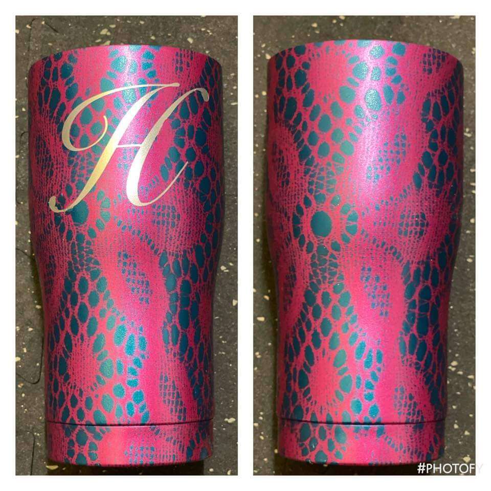 Piss Off Pink Customized Tumbler